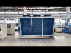 Condensador de ar superior com sopro em forma de V