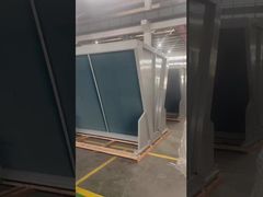 Condensador de ar superior com sopro em forma de V