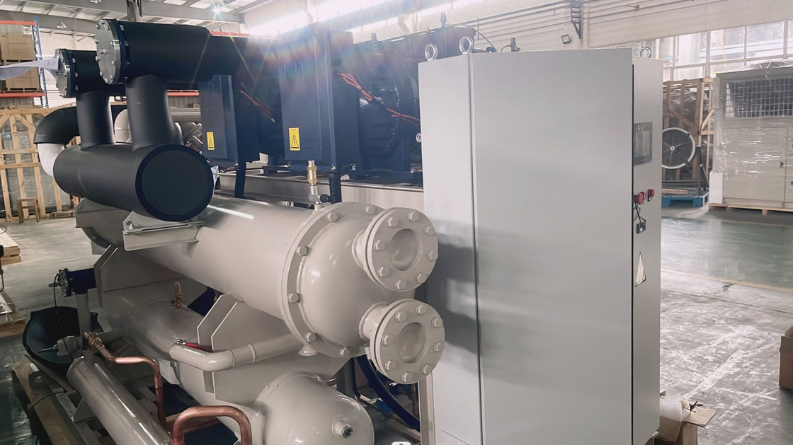 Unidade de condensação refrigerada a água Kaideli Chiller de cor branca
