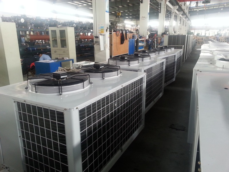 Sustainable Cold Room Condenser featuring Aluminun Fin Material and Single Speed Fan Motor