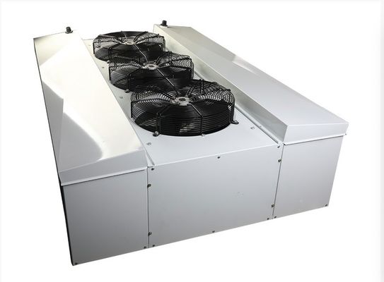 Evaporador de refrigeração do vento lateral ar fundido dobro de poupança de energia eficiente para a sala fria industrial da refrigeração