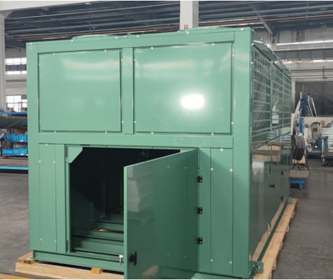 Condensador de sala fria de alta capacidade para ciclo de refrigeração