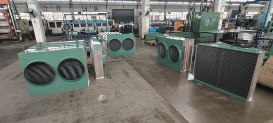 Unidade de compressor de condensador de alto desempenho do tipo H. Sistema de refrigeração industrial de 1000 m2 com capacidade de refrigeração de precisão